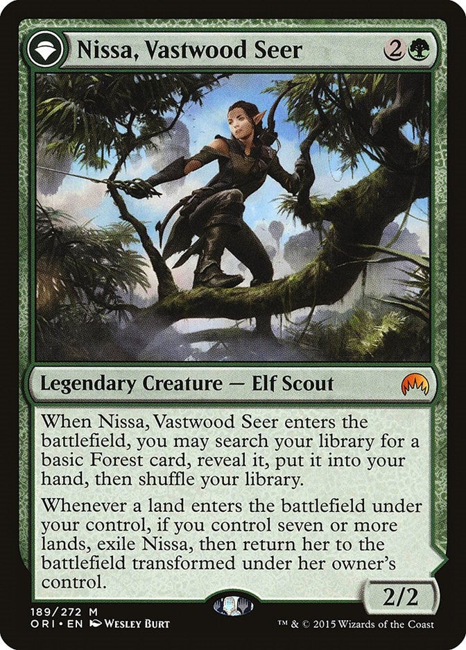 Image for Nissa, Vastwood Seer (189) (ORI) - Magic: The Gathering