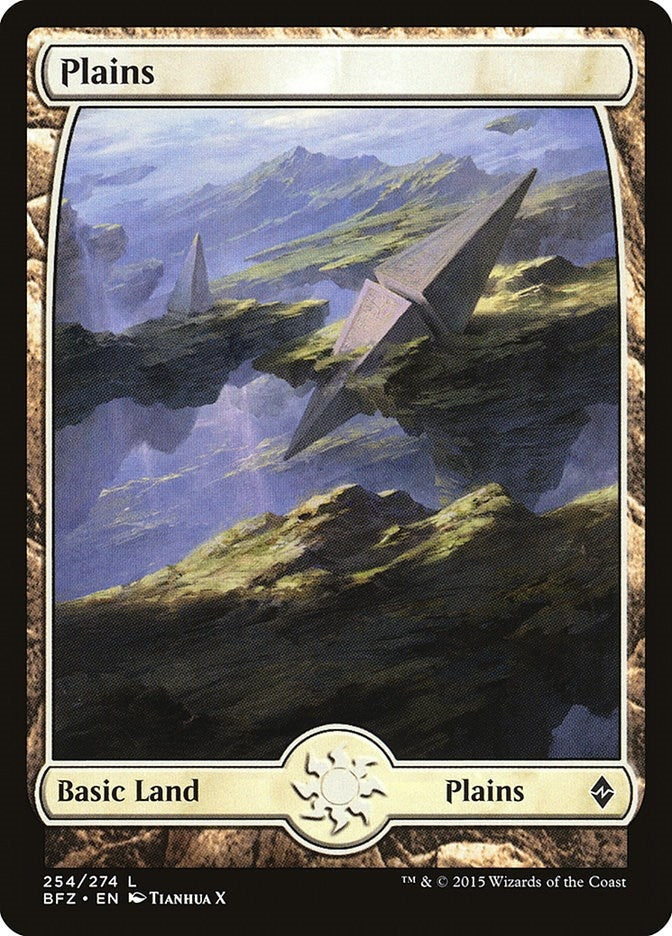 Image for Plains (254) - Full Art (254) (BFZ) - Magic: The Gathering