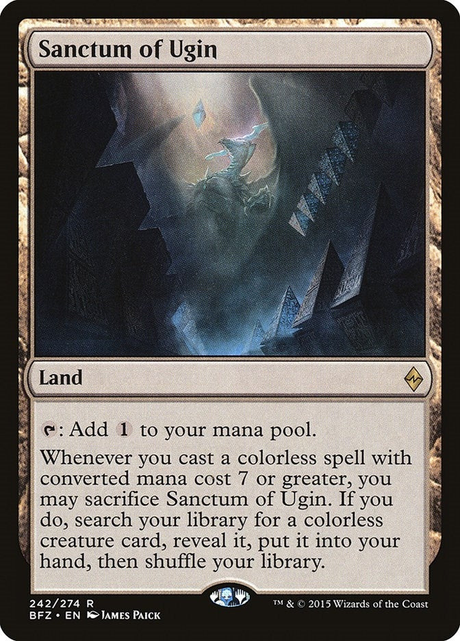Image for Sanctum of Ugin (242) (BFZ) - Magic: The Gathering