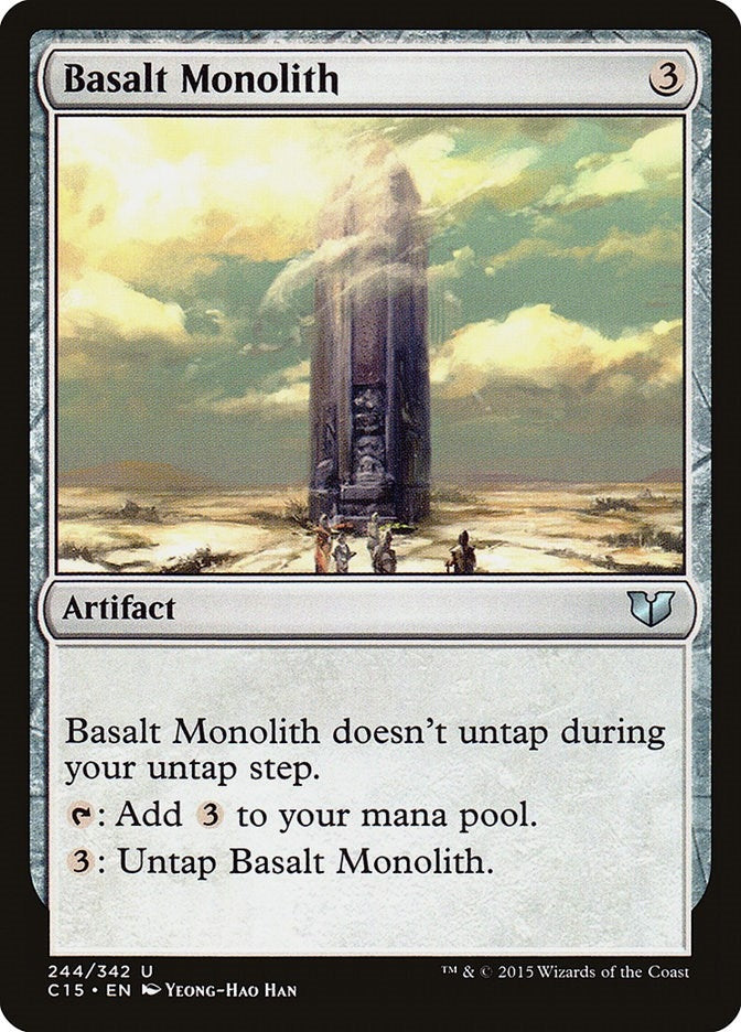 Image for Basalt Monolith (244) (C15) - Magic: The Gathering