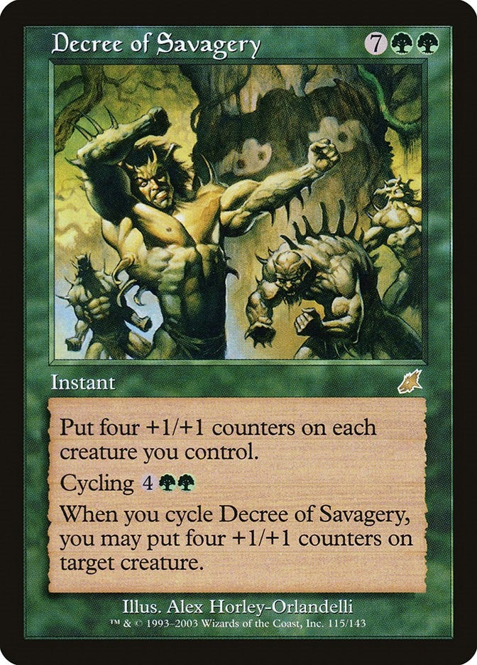 Decree of Savagery (115) (SCG)