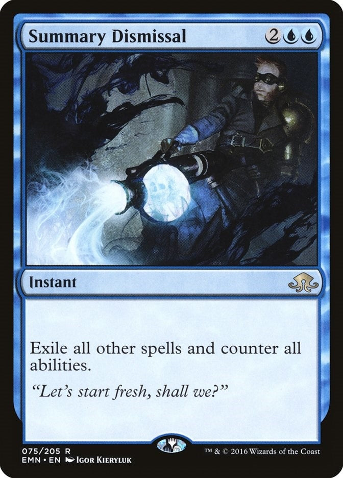 Image for Summary Dismissal (75) (EMN) - Magic: The Gathering