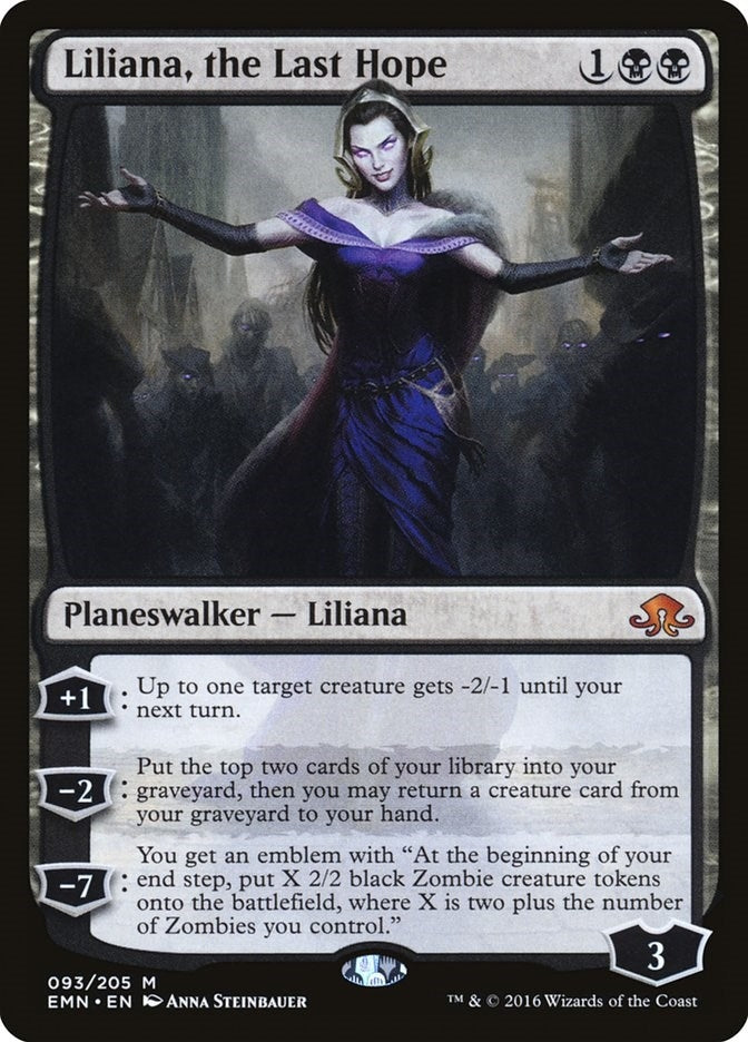 Image for Liliana, the Last Hope (93) (EMN) - Magic: The Gathering