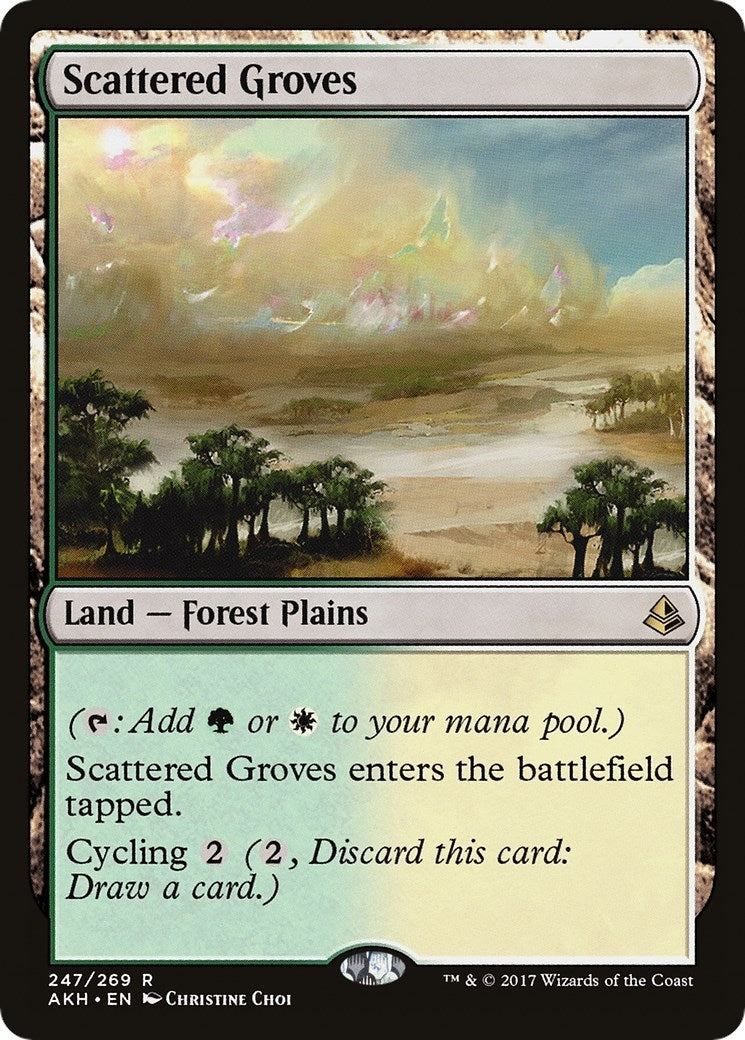 Image for Scattered Groves (247) (AKH) - Magic: The Gathering
