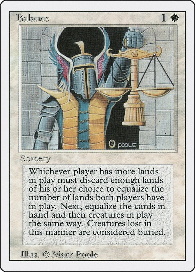 Image for Balance (3ED) - Magic: The Gathering
