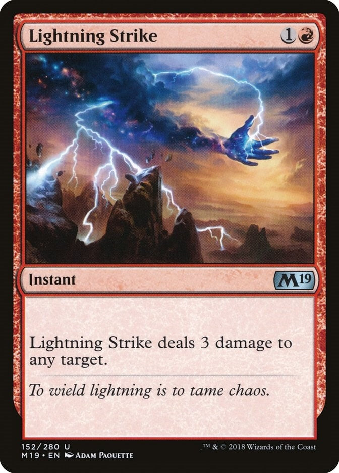 Image for Lightning Strike (152) (M19) - Magic: The Gathering