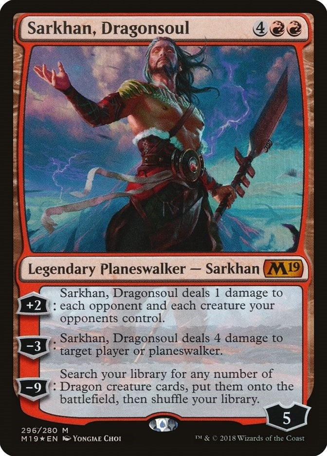 Image for Sarkhan, Dragonsoul (296) (M19) - Magic: The Gathering