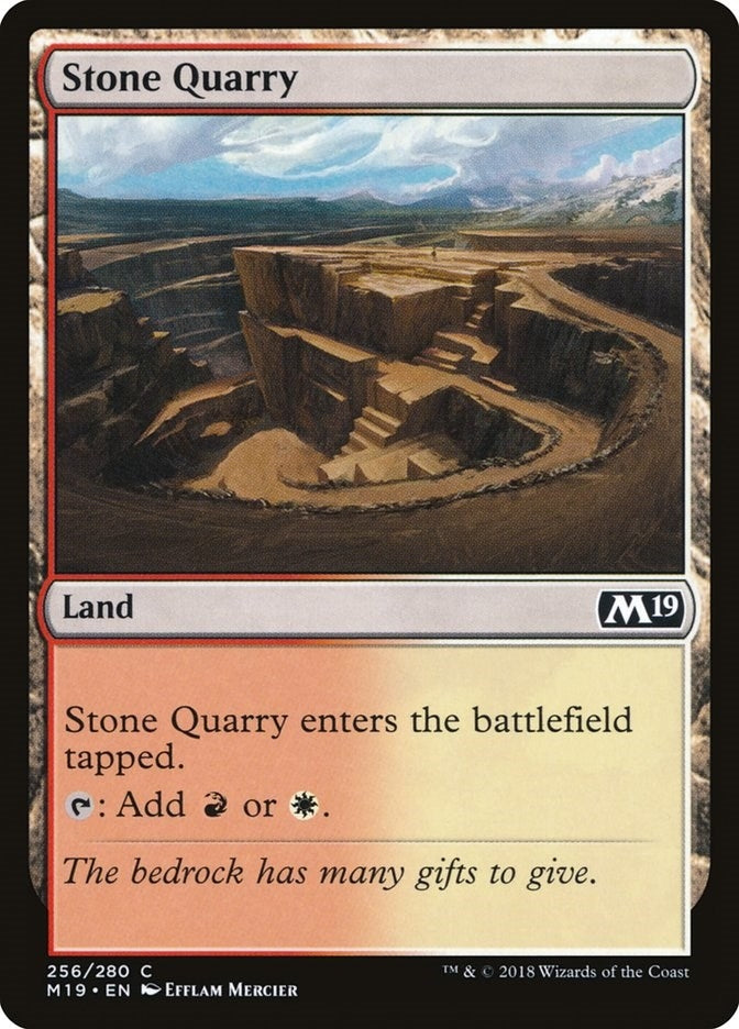 Image for Stone Quarry (256) (M19) - Magic: The Gathering