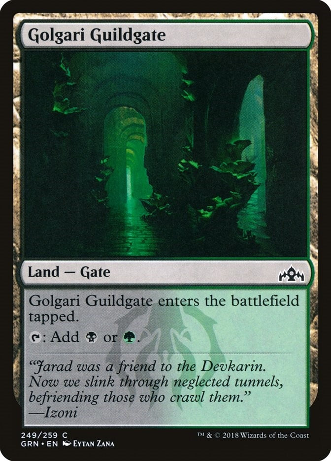 Image for Golgari Guildgate (249) (249) (GRN) - Magic: The Gathering