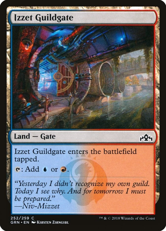 Image for Izzet Guildgate (252) (252) (GRN) - Magic: The Gathering