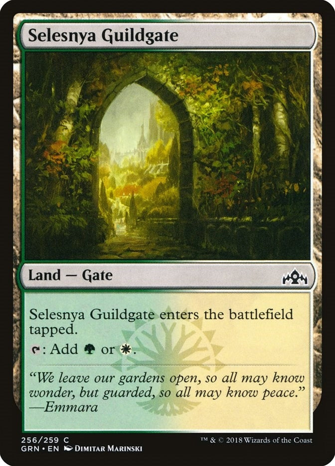 Image for Selesnya Guildgate (256) (256) (GRN) - Magic: The Gathering