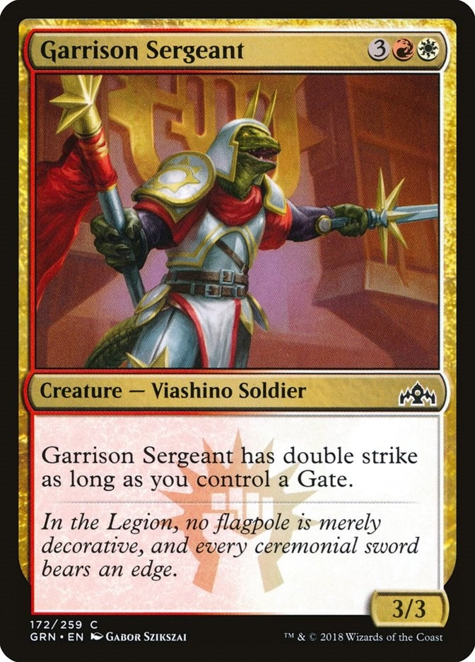 Image for Garrison Sergeant (172) (GRN) - Magic: The Gathering