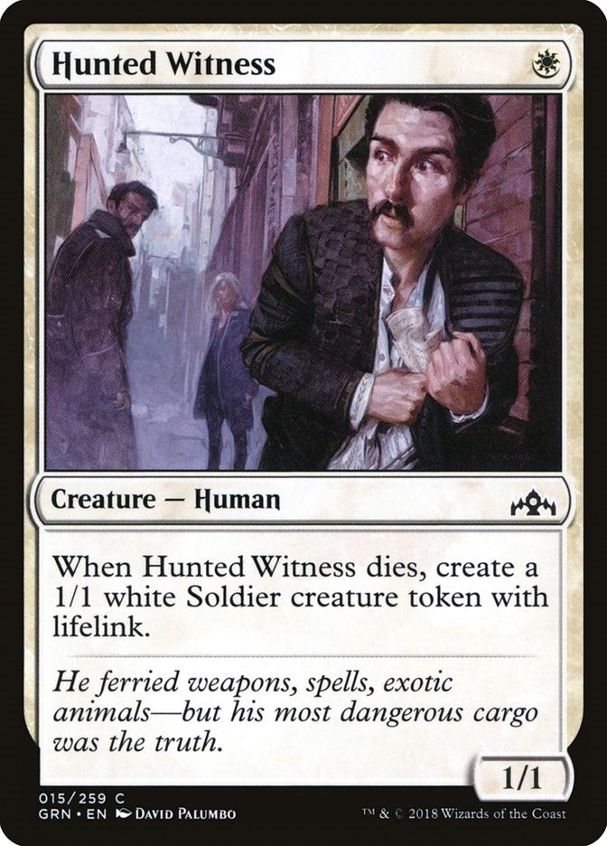 Image for Hunted Witness (15) (GRN) - Magic: The Gathering
