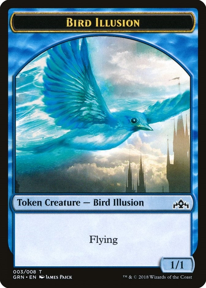 Image for Bird Illusion Token (3) (GRN) - Magic: The Gathering