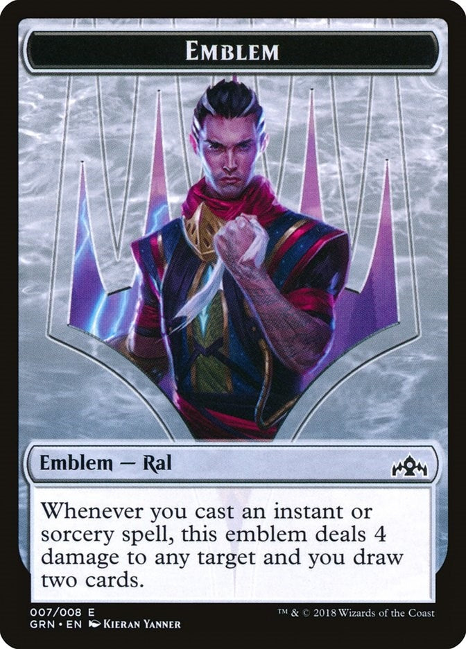 Image for Emblem - Ral, Izzet Viceroy (7) (GRN) - Magic: The Gathering