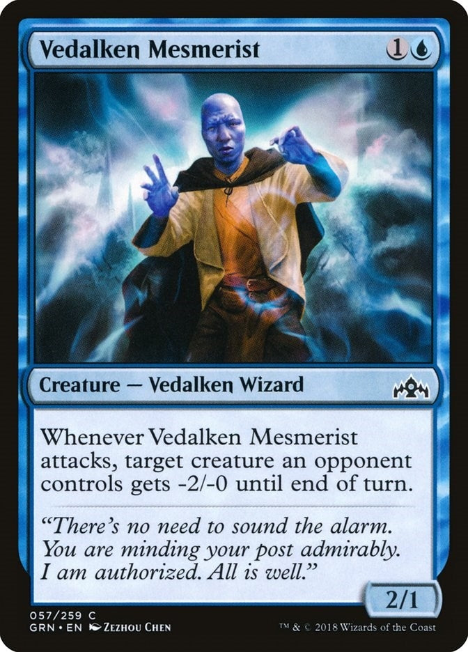 Image for Vedalken Mesmerist (57) (GRN) - Magic: The Gathering