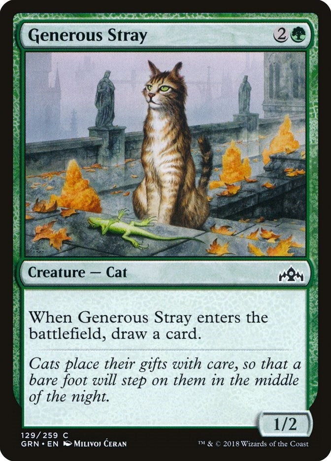 Image for Generous Stray (129) (GRN) - Magic: The Gathering