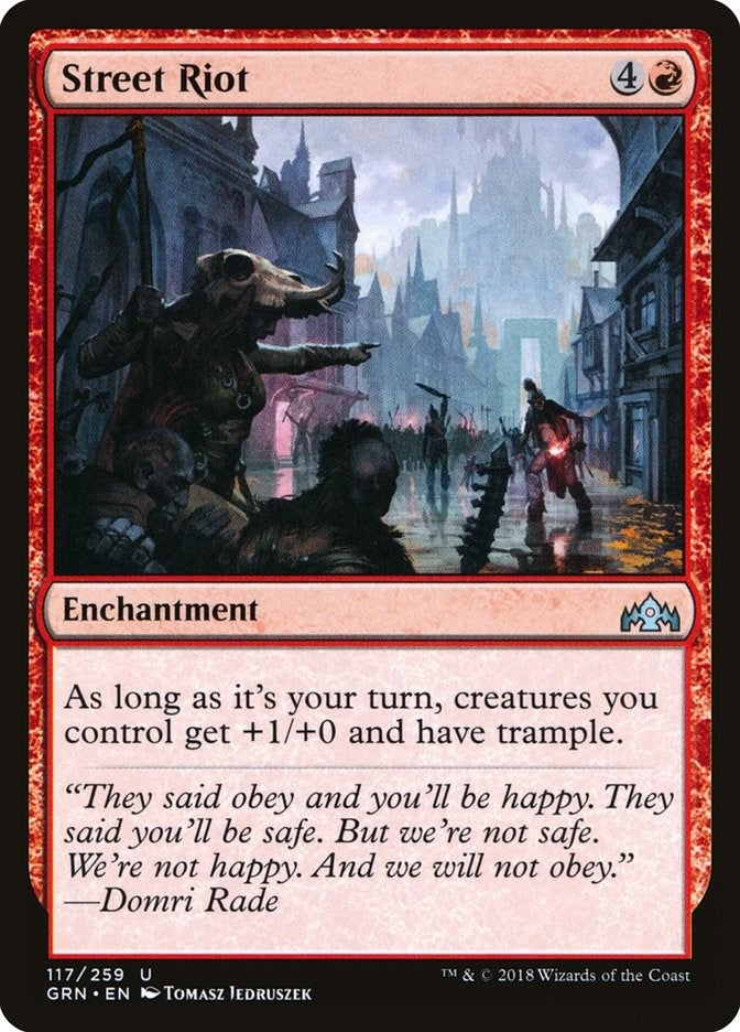 Image for Street Riot (117) (GRN) - Magic: The Gathering