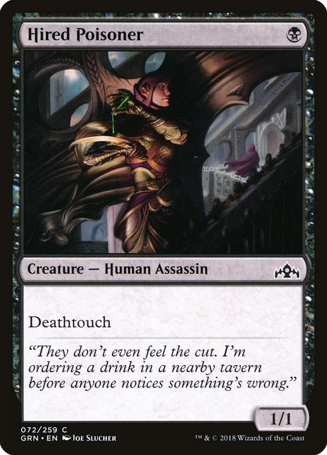 Image for Hired Poisoner (72) (GRN) - Magic: The Gathering