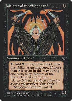 Initiates of the Ebon Hand (Foglio)