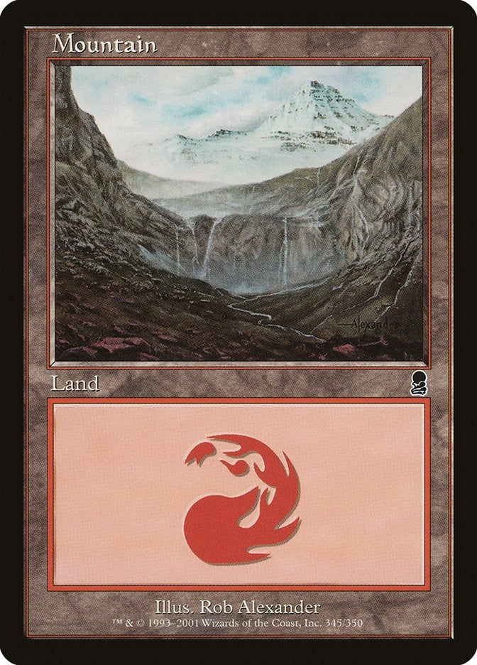 Image for Mountain (345) (345) (ODY) - Magic: The Gathering
