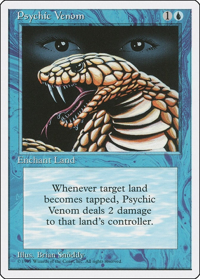 Image for Psychic Venom (4ED) - Magic: The Gathering
