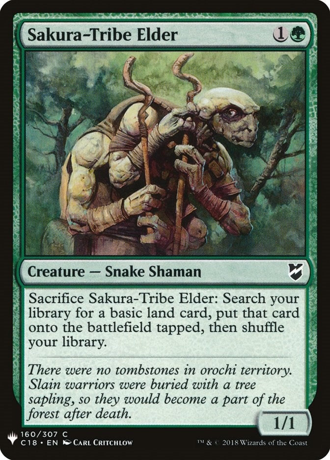 Image for Sakura-Tribe Elder (160) (LIST) - Magic: The Gathering