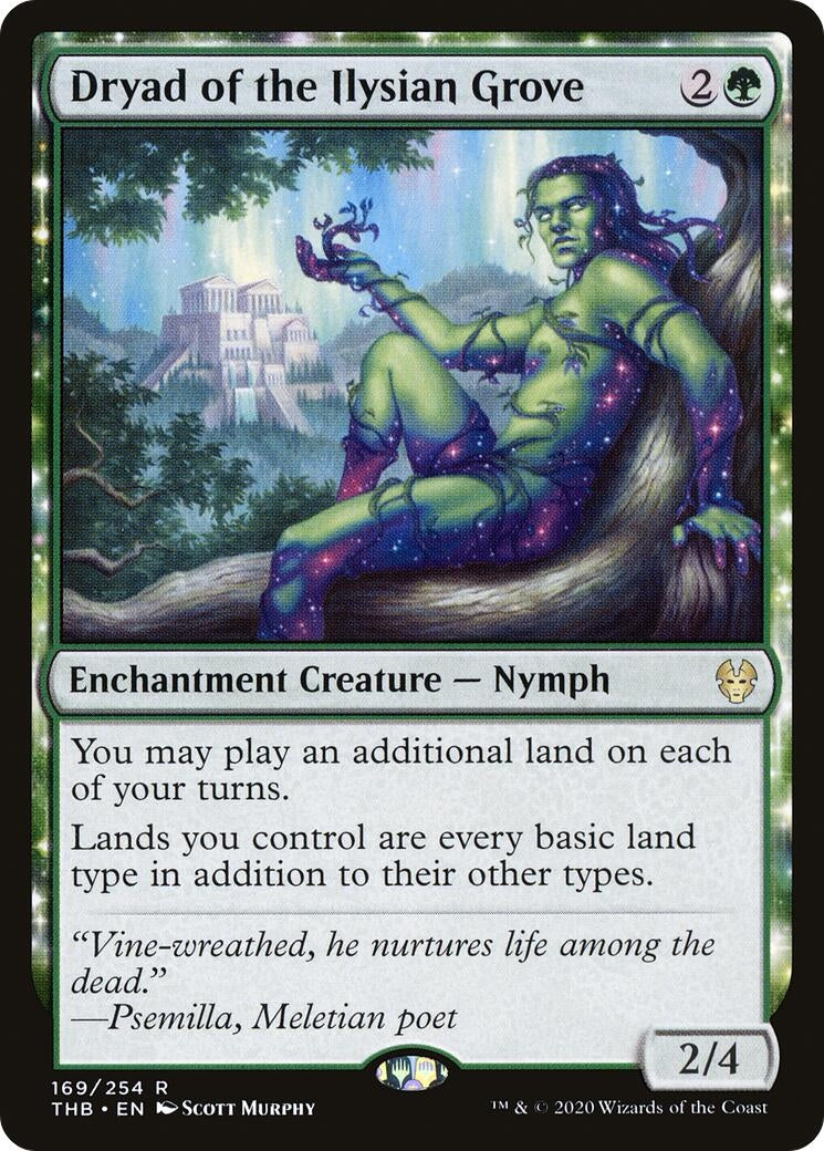 Image for Dryad of the Ilysian Grove (169) (THB) - Magic: The Gathering
