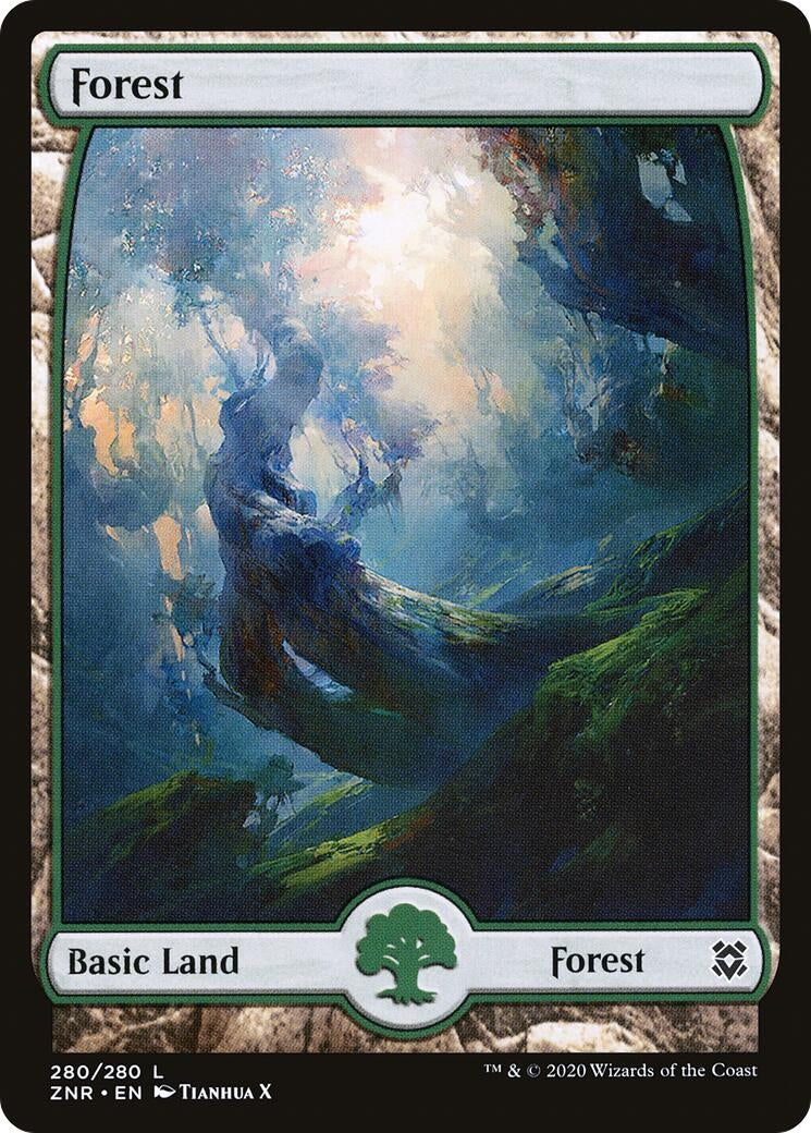 Image for Forest (280) - Full Art (280) (ZNR) - Magic: The Gathering