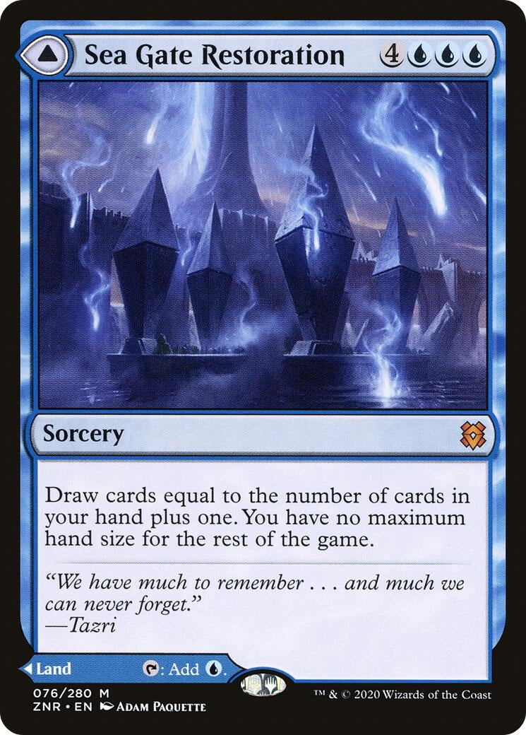 Image for Sea Gate Restoration (76) (ZNR) - Magic: The Gathering