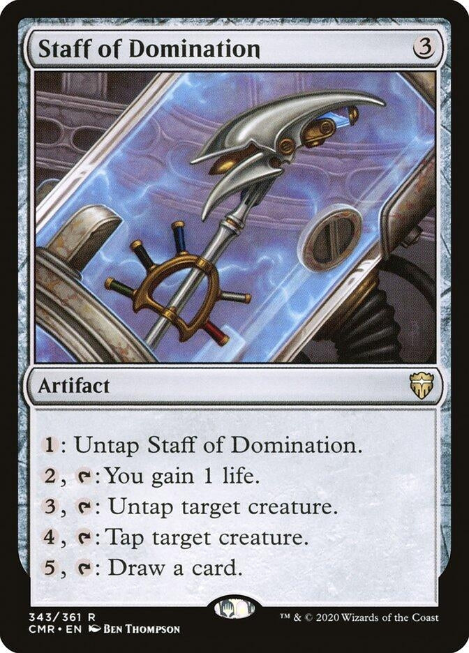Image for Staff of Domination (343) (CMR) - Magic: The Gathering