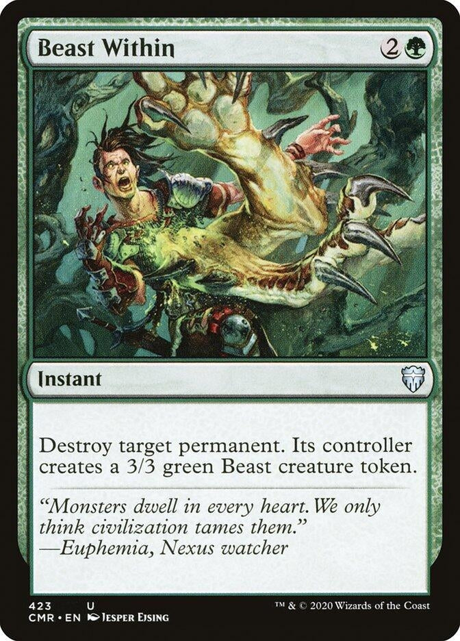 Image for Beast Within (423) (CMR) - Magic: The Gathering