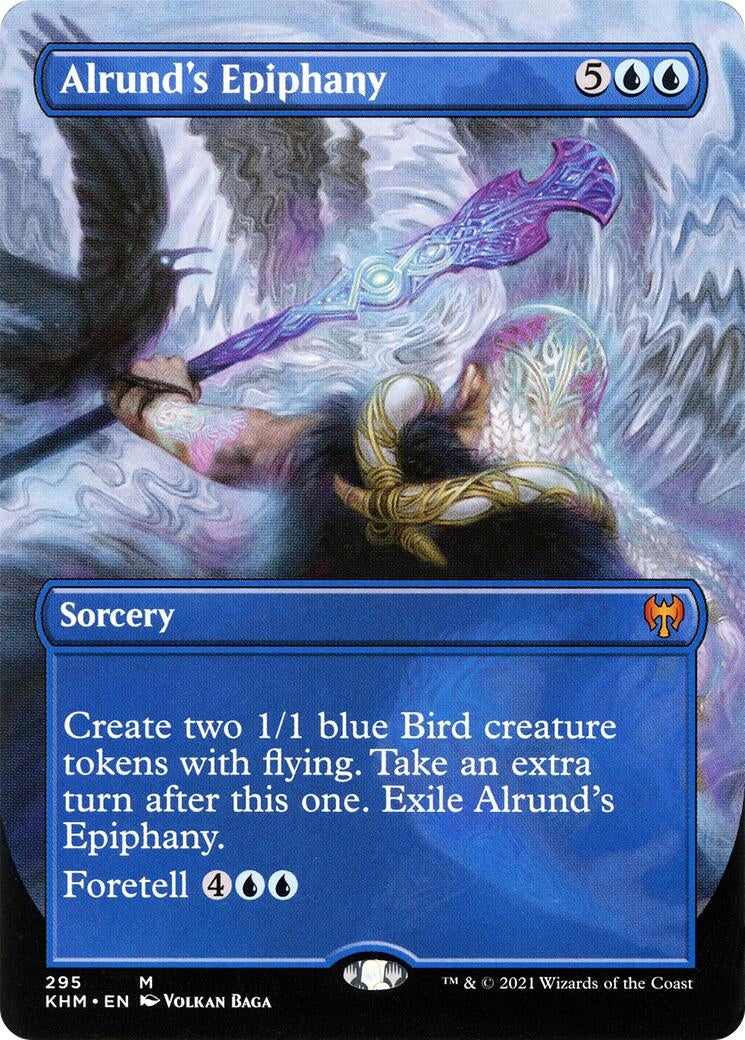 Image for Alrund's Epiphany (Borderless) (295) (KHM) - Magic: The Gathering