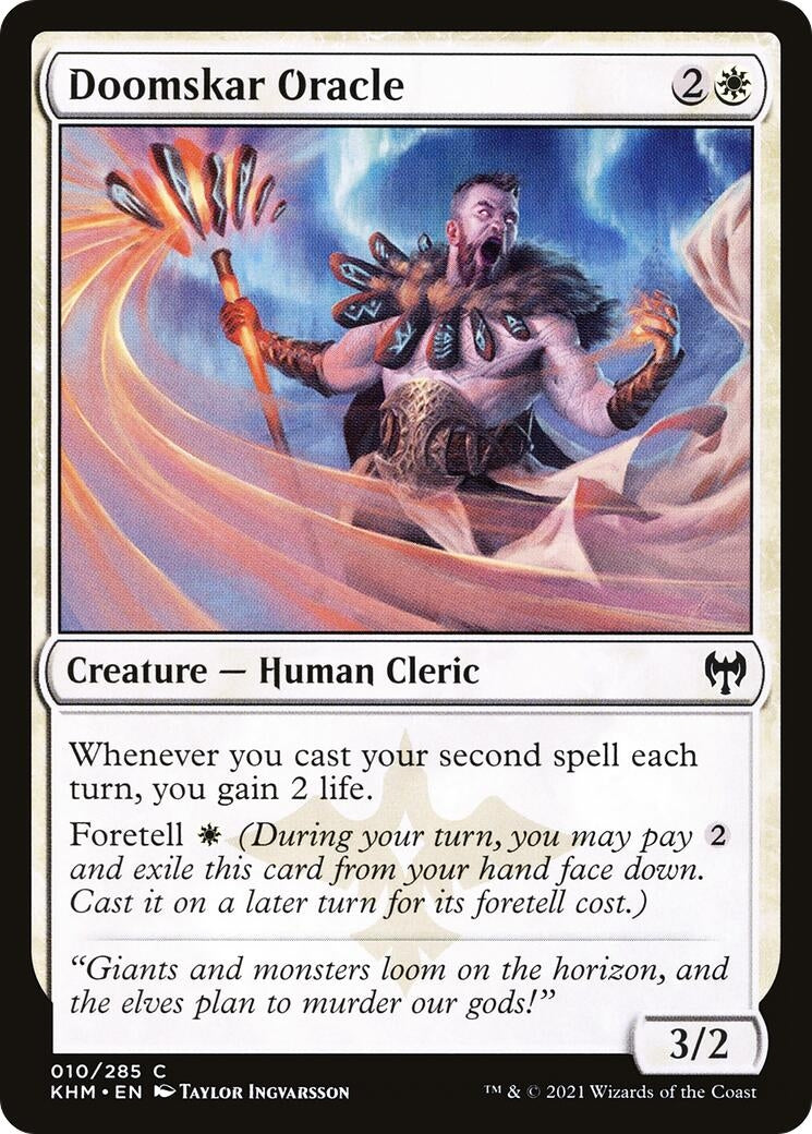 Image for Doomskar Oracle (10) (KHM) - Magic: The Gathering