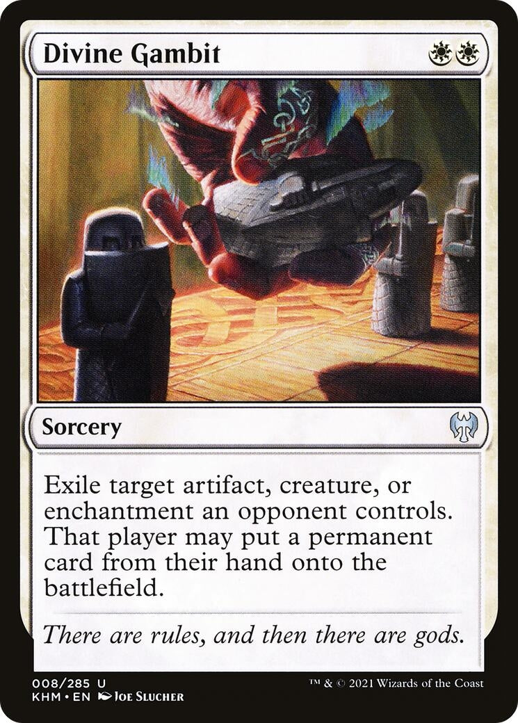 Image for Divine Gambit (8) (KHM) - Magic: The Gathering