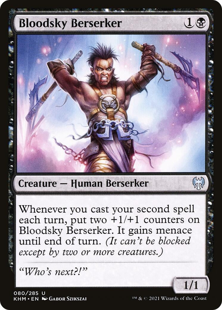 Image for Bloodsky Berserker (80) (KHM) - Magic: The Gathering