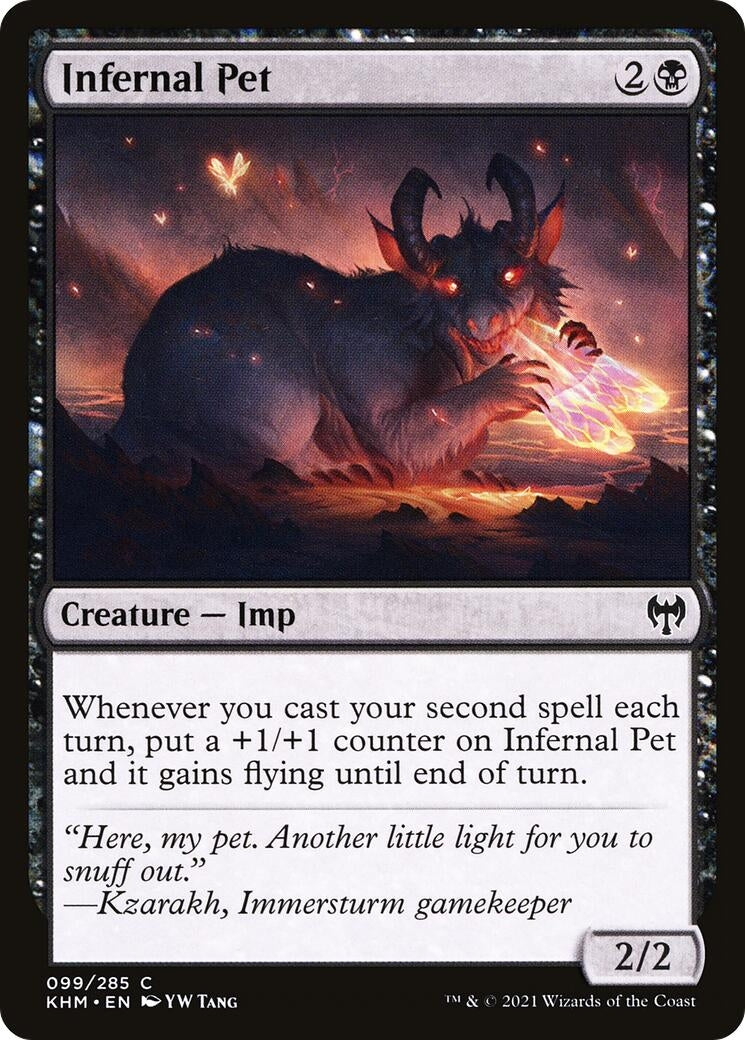 Image for Infernal Pet (99) (KHM) - Magic: The Gathering