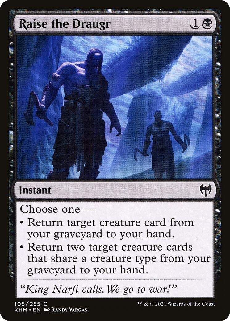 Image for Raise the Draugr (105) (KHM) - Magic: The Gathering