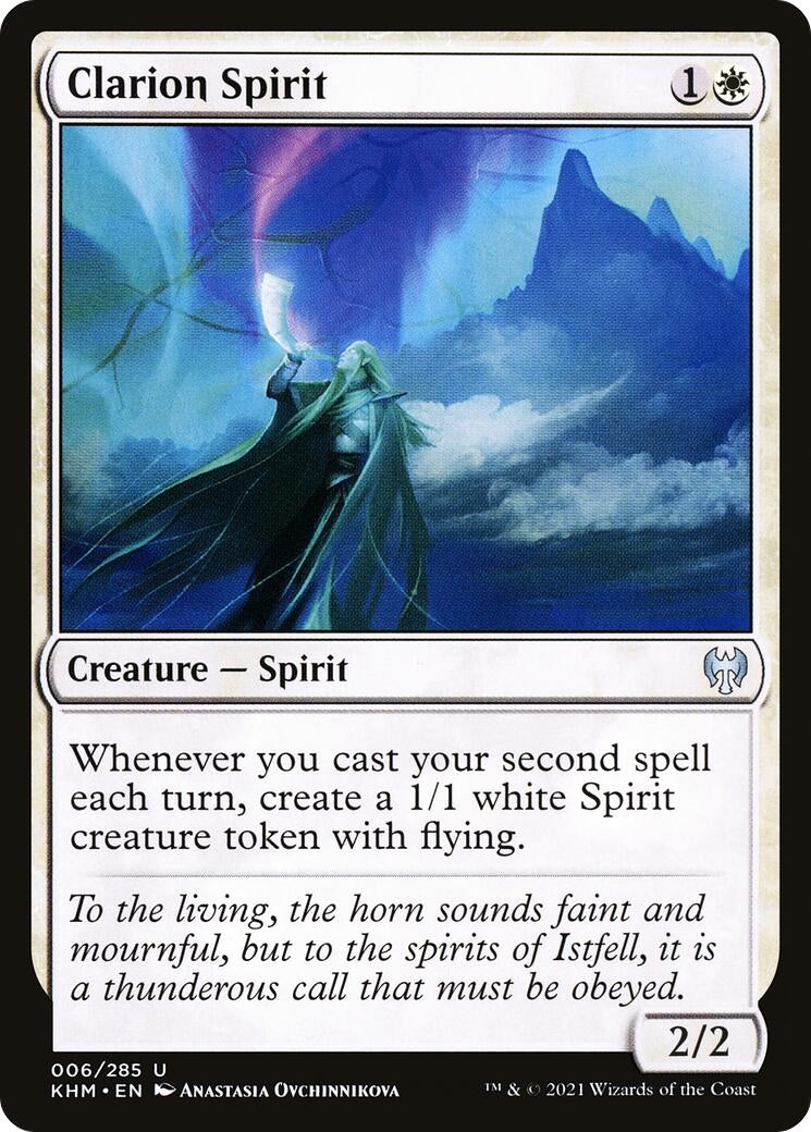 Image for Clarion Spirit (6) (KHM) - Magic: The Gathering