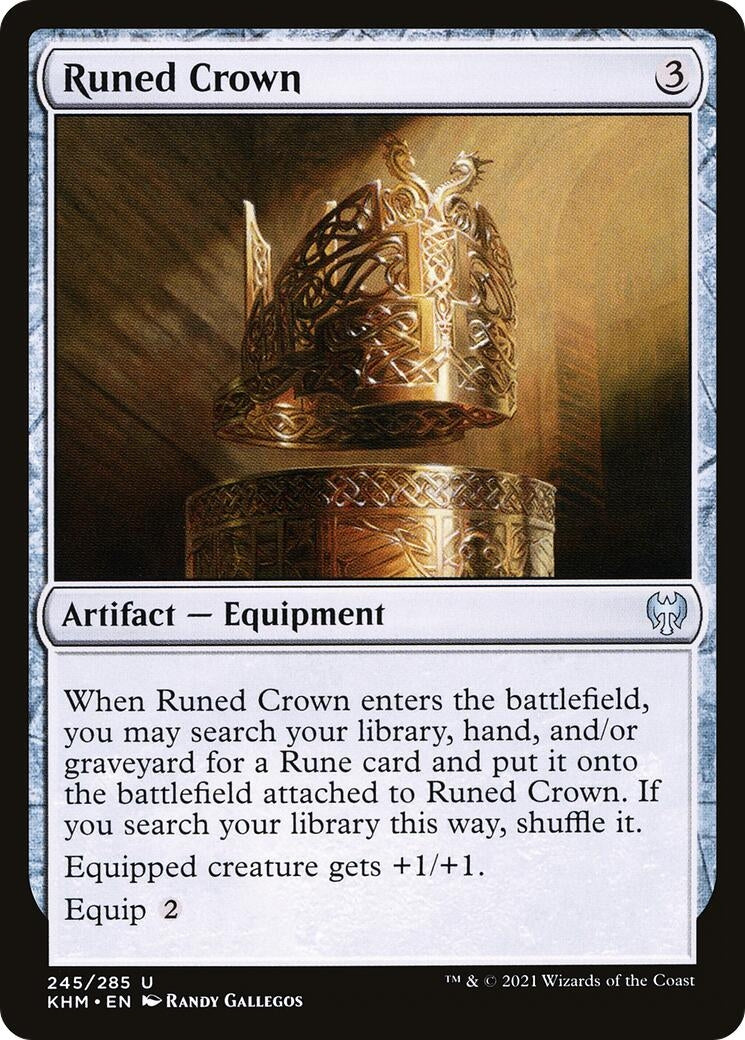 Image for Runed Crown (245) (KHM) - Magic: The Gathering