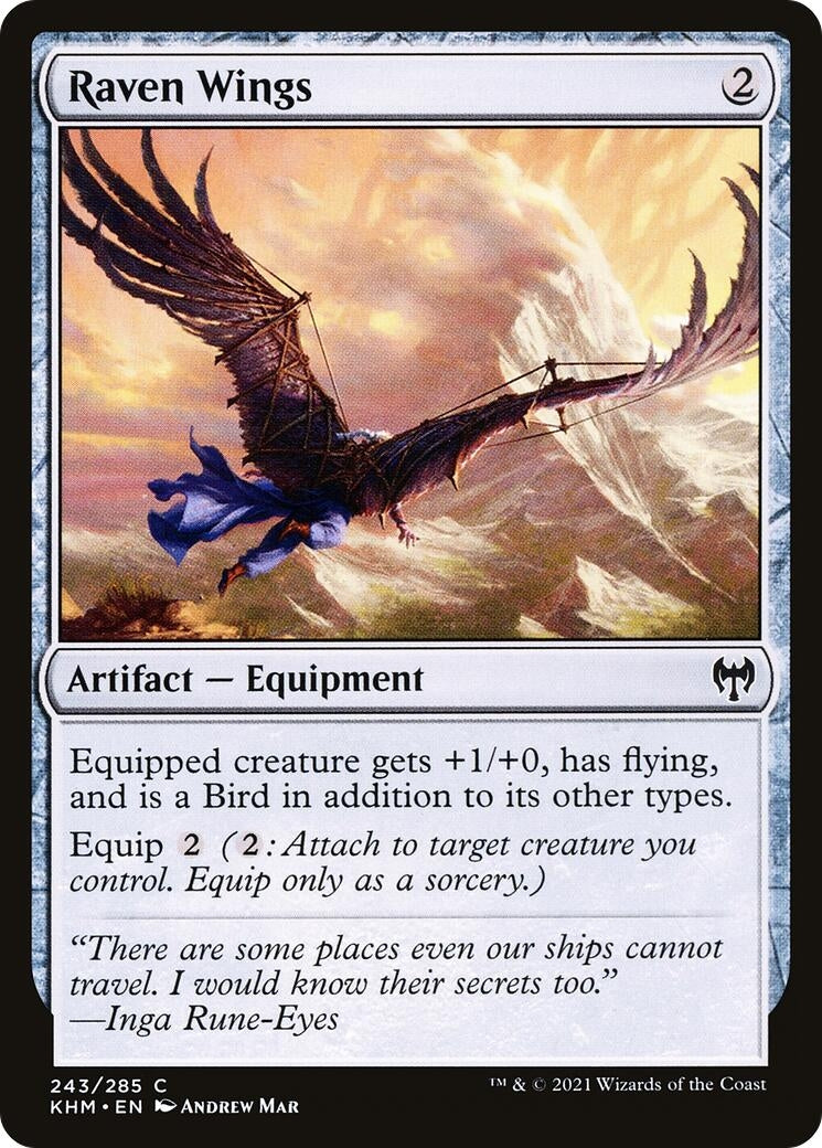 Image for Raven Wings (243) (KHM) - Magic: The Gathering