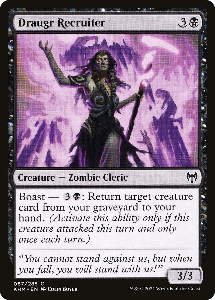 Image for Draugr Recruiter (87) (KHM) - Magic: The Gathering