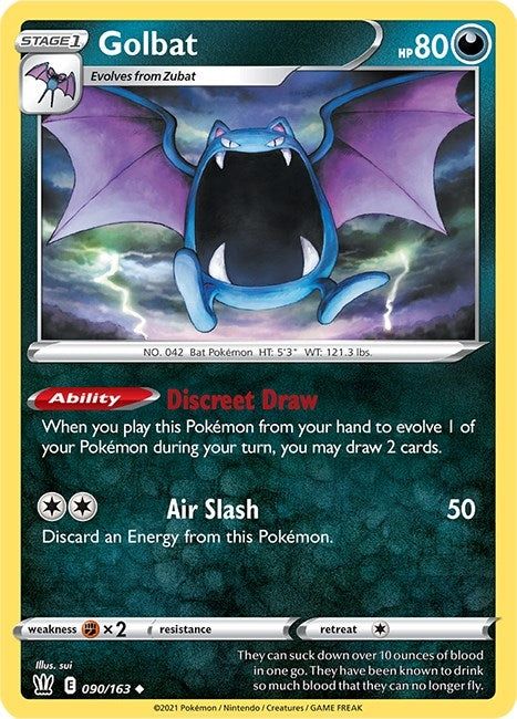 Image for Golbat (090/163) (SWSH05) - Pokemon
