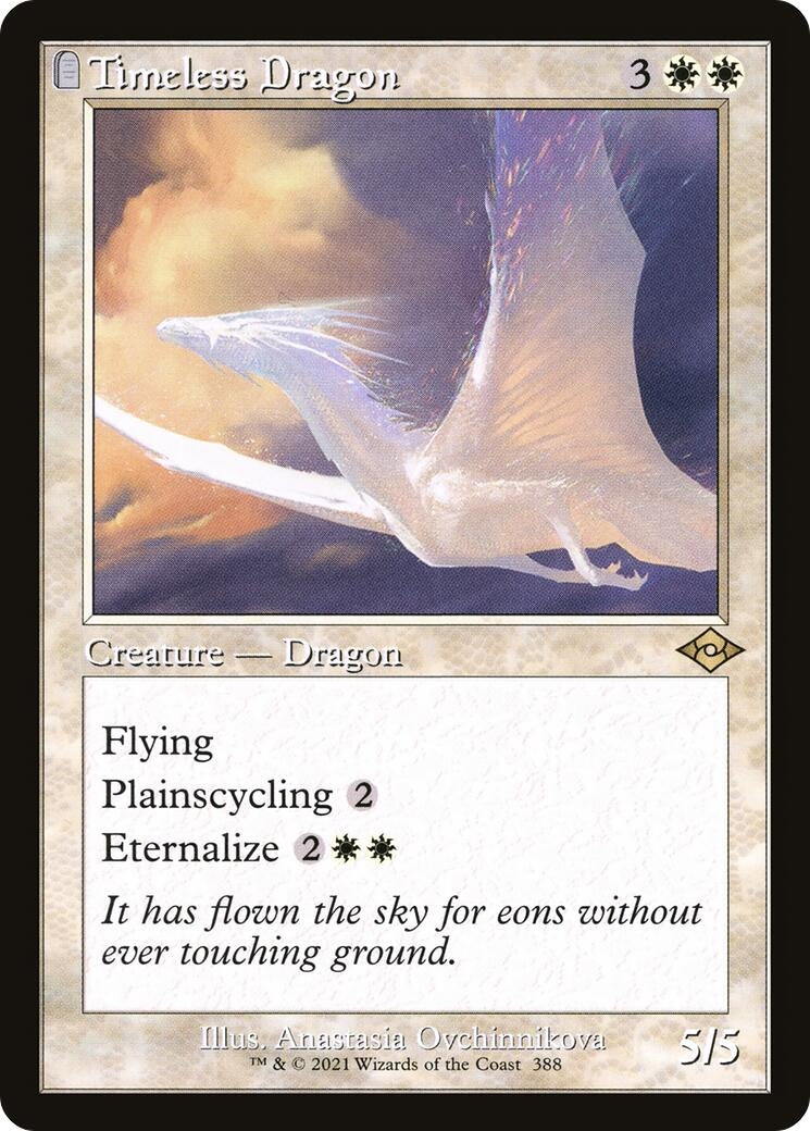 Image for Timeless Dragon (Retro Frame) (388) (MH2) - Magic: The Gathering