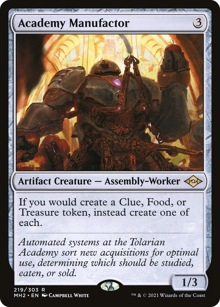 Image for Academy Manufactor (219) (MH2) - Magic: The Gathering