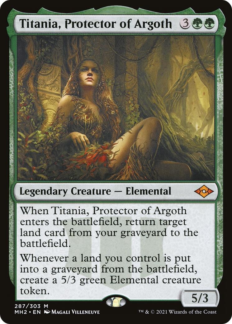 Image for Titania, Protector of Argoth (287) (MH2) - Magic: The Gathering