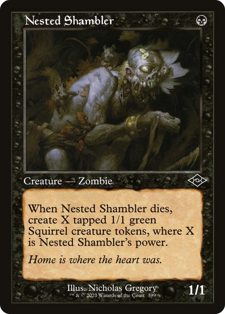 Image for Nested Shambler (Retro Frame) (399) (MH2) - Magic: The Gathering