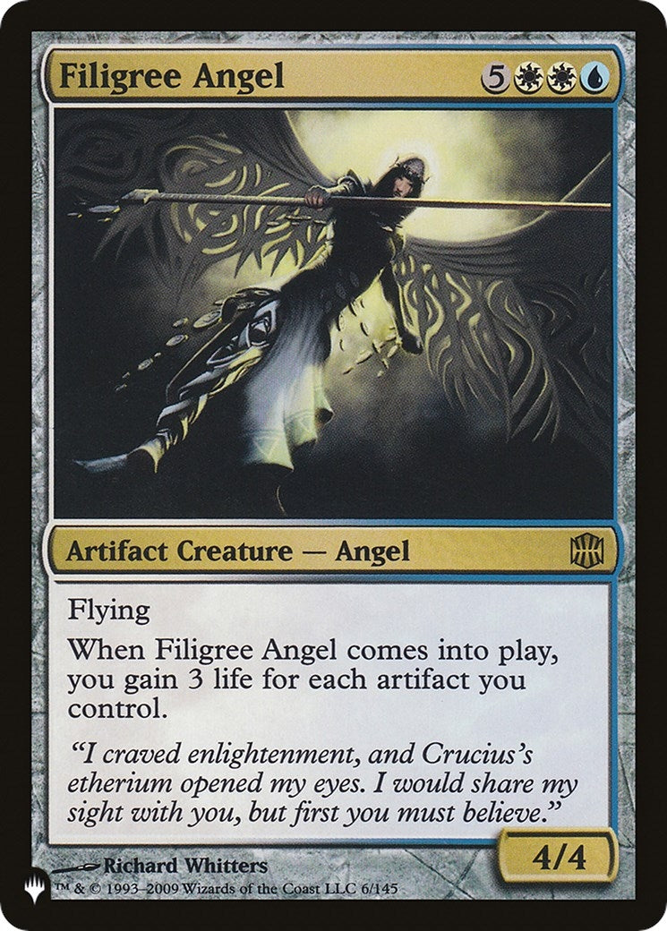 Image for Filigree Angel (6/145) (LIST) - Magic: The Gathering