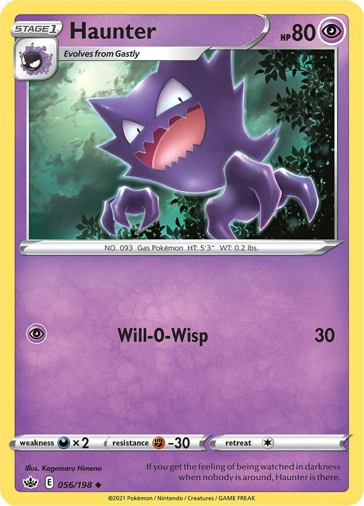 Image for Haunter (056/198) (SWSH06) - Pokemon
