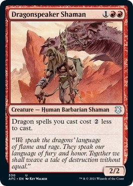 Image for Dragonspeaker Shaman (330) (AFC) - Magic: The Gathering